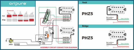 HH-2T1V OriPure Pickups Wiring Diagram - 11