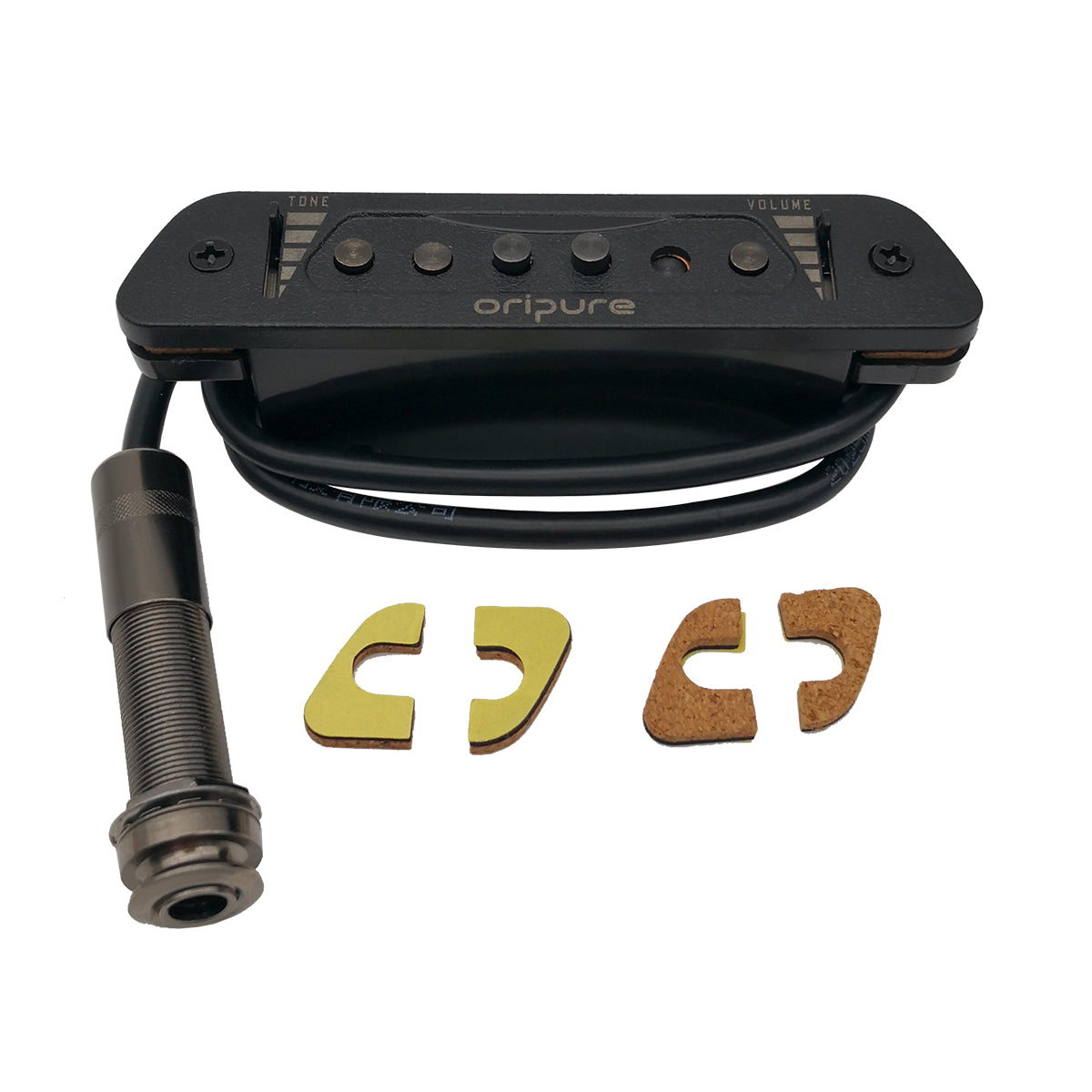 OriPure Acoustic Guitar Soundhole Pickup Set + Strings.