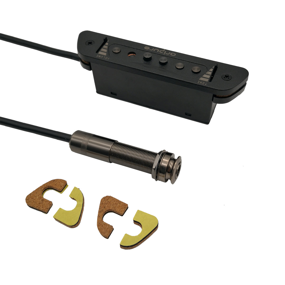 OriPure Acoustic Guitar Soundhole Pickup Set + Strings.