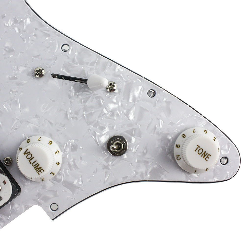 OriPure Prewired HSS Guitar Pickguard Alnico 5 Pickup Set fit FD Strat Guitar