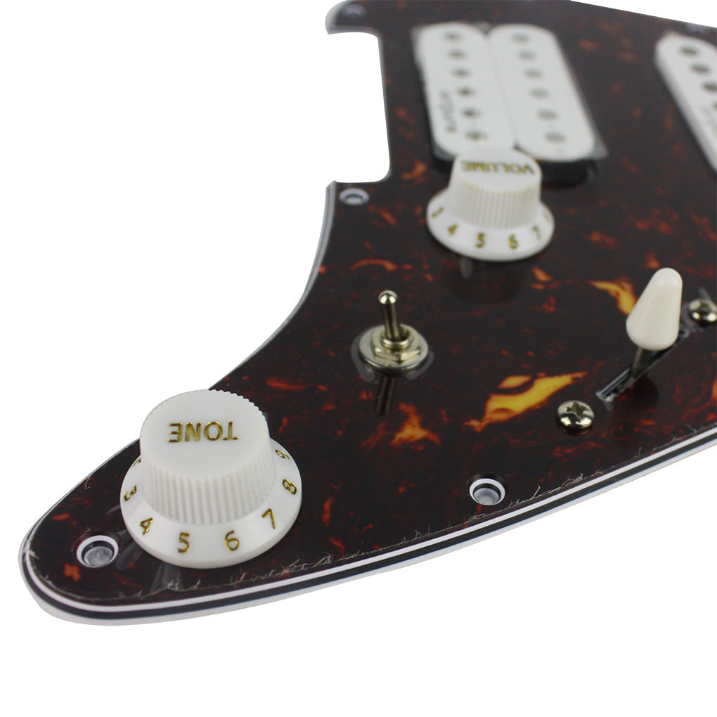 OriPure Prewired HSS Guitar Pickguard Alnico 5 Pickup Set fit FD Strat Guitar