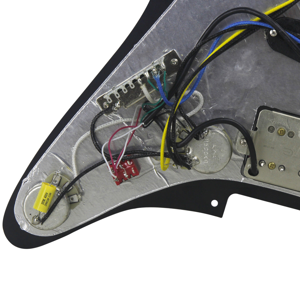 OriPure Prewired HSS Guitar Pickguard Alnico 5 Pickup Set fit FD Strat Guitar