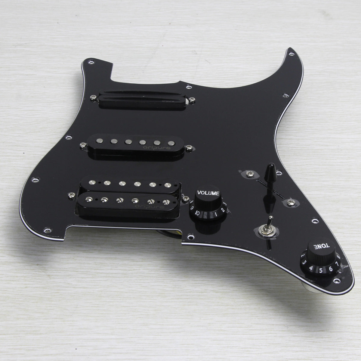 OriPure Prewired HSS Guitar Pickguard Alnico 5 Pickup Set fit FD Strat Guitar