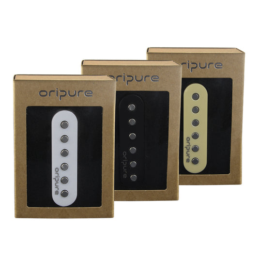 OriPure TFF566 Alnico V Flat Pole Vintage Single Coil Pickups