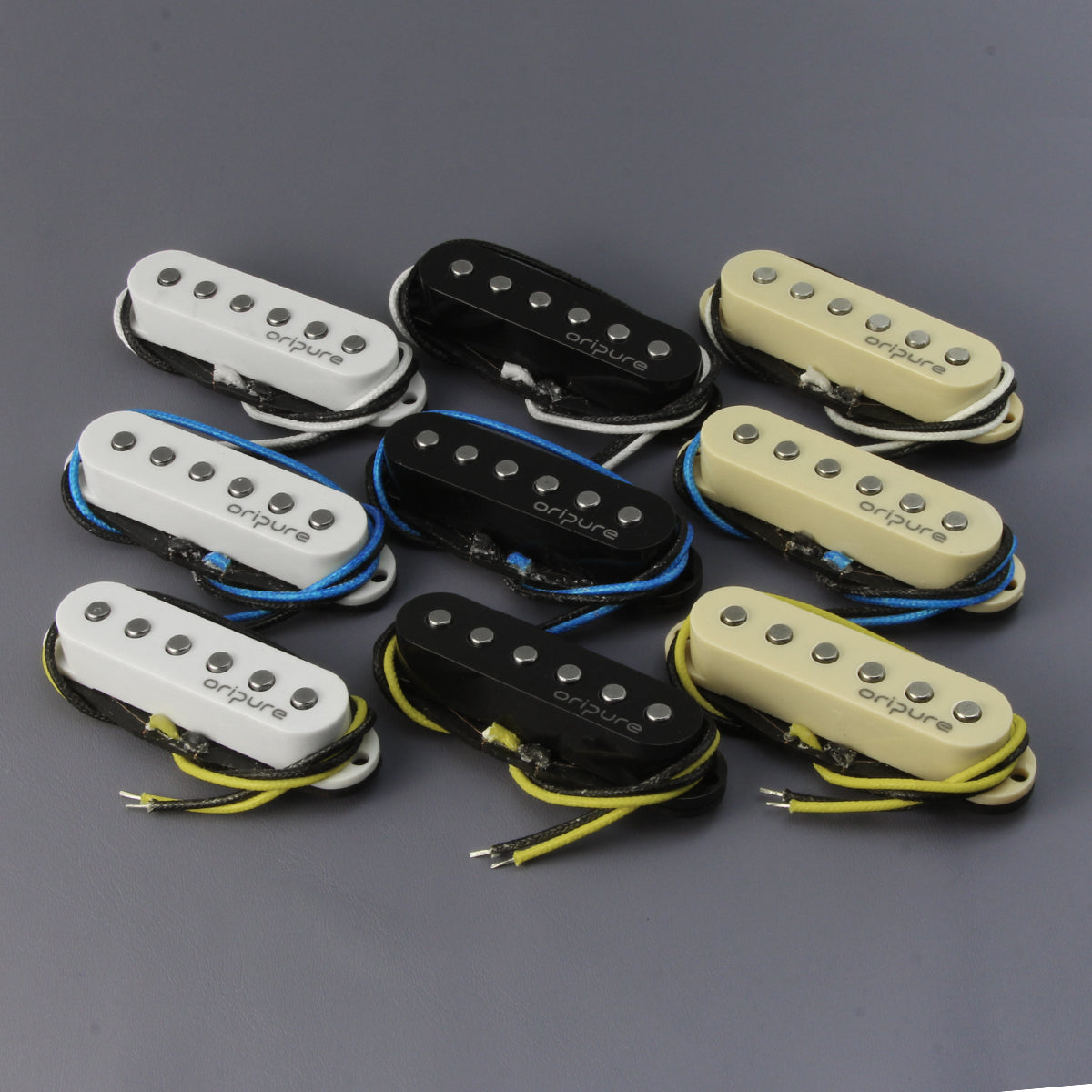 OriPure TFF566 Alnico V Flat Pole Vintage Single Coil Pickups