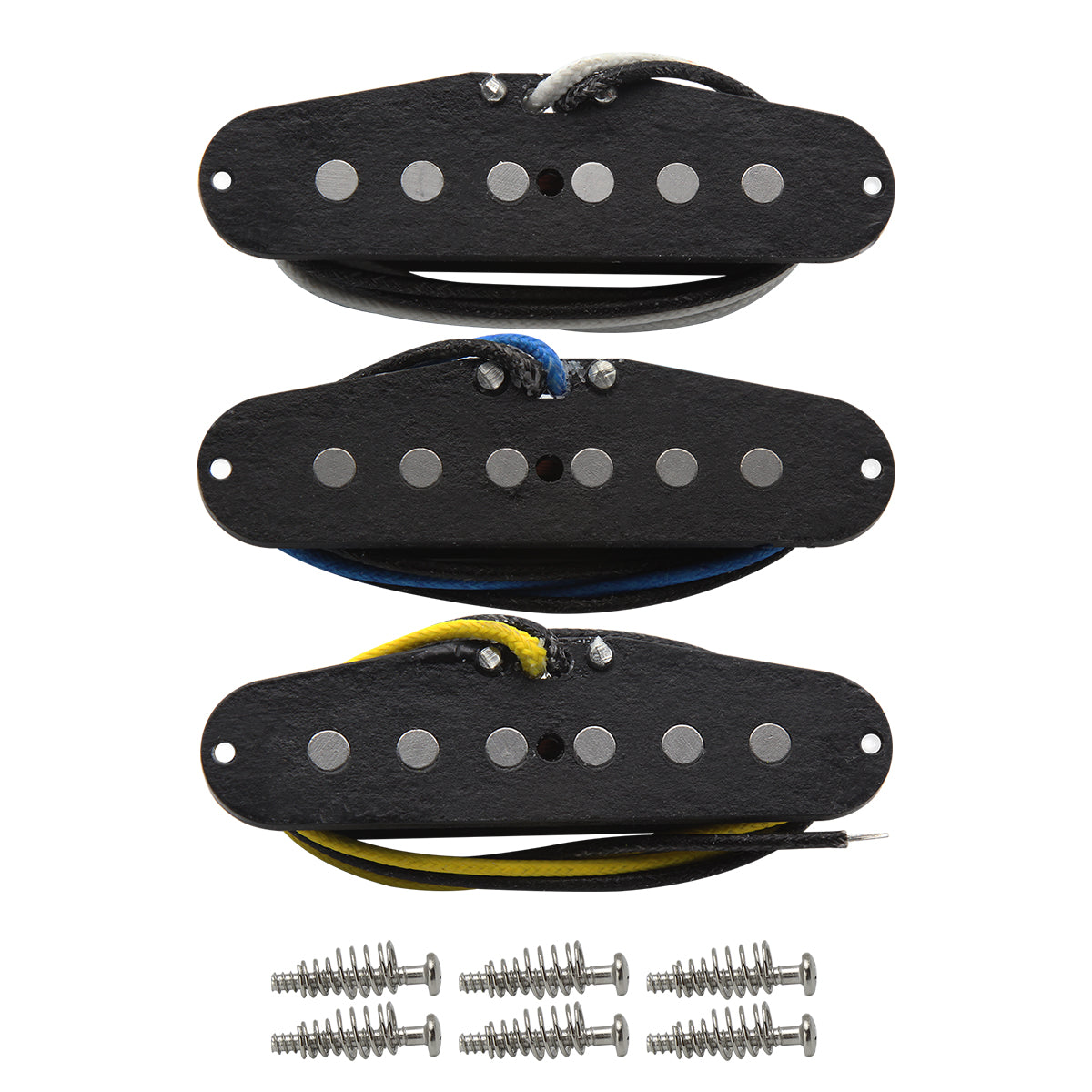 OriPure TFF566 Alnico V Flat Pole Vintage Single Coil Pickups