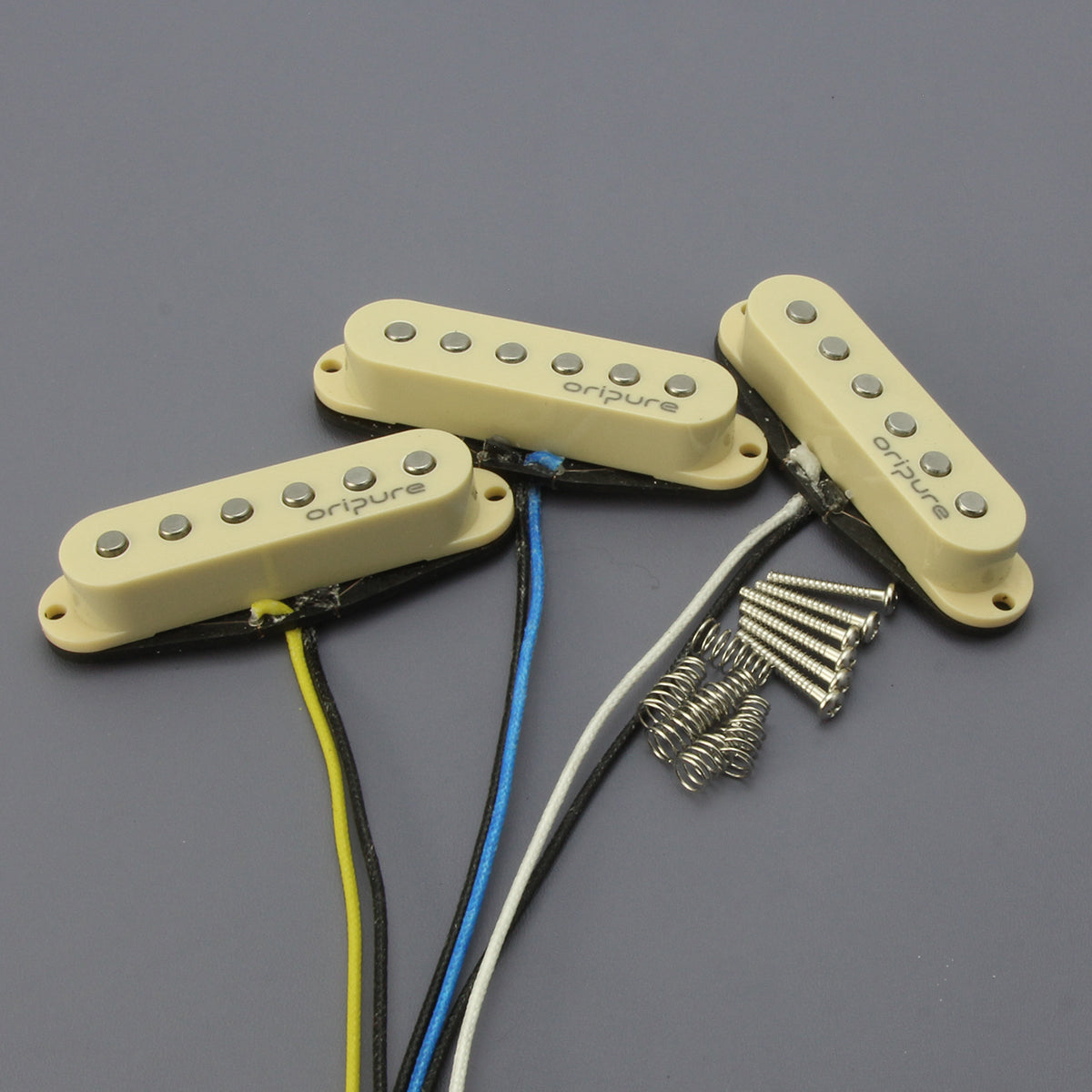 OriPure TFF566 Alnico V Flat Pole Vintage Single Coil Pickups