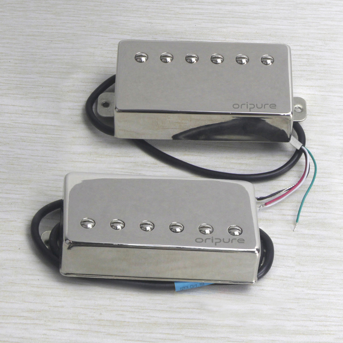 Oripure Phl2 Alnico Ii Chrome Cover Humbucker Pickup, Neck Bridge Matc