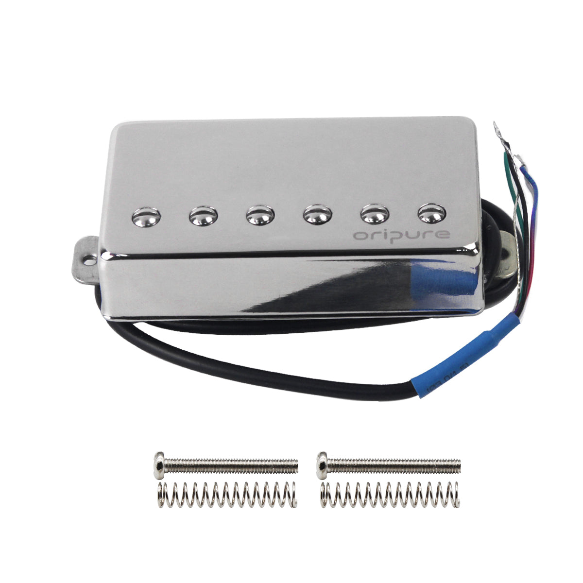 OriPure PHL2 Alnico II Chrome Cover Humbucker Pickup, Neck/Bridge/Matched Pairs
