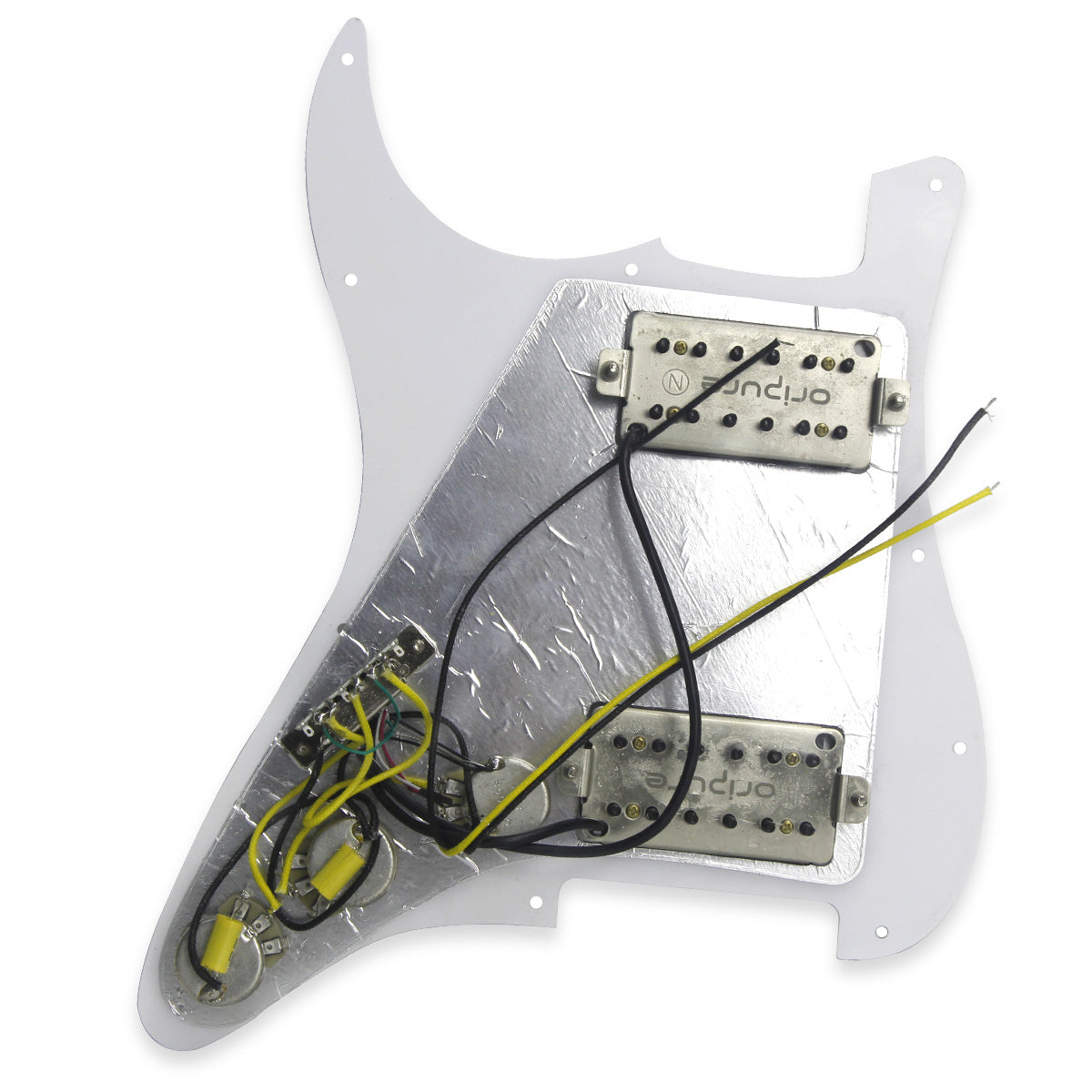 OriPure Prewired HH Pickguard Alnico 5 Humbucker Pickup Set fit FD Strat Guitar