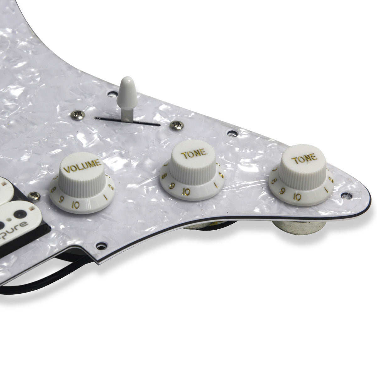 OriPure Prewired HH Pickguard Alnico 5 Humbucker Pickup Set fit FD Strat Guitar