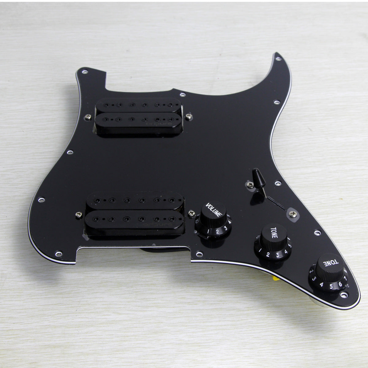 OriPure Prewired HH Pickguard Alnico 5 Humbucker Pickup Set fit FD Strat Guitar