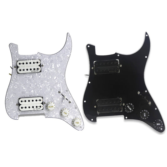 OriPure Prewired HH Pickguard Alnico 5 Humbucker Pickup Set fit FD Strat Guitar