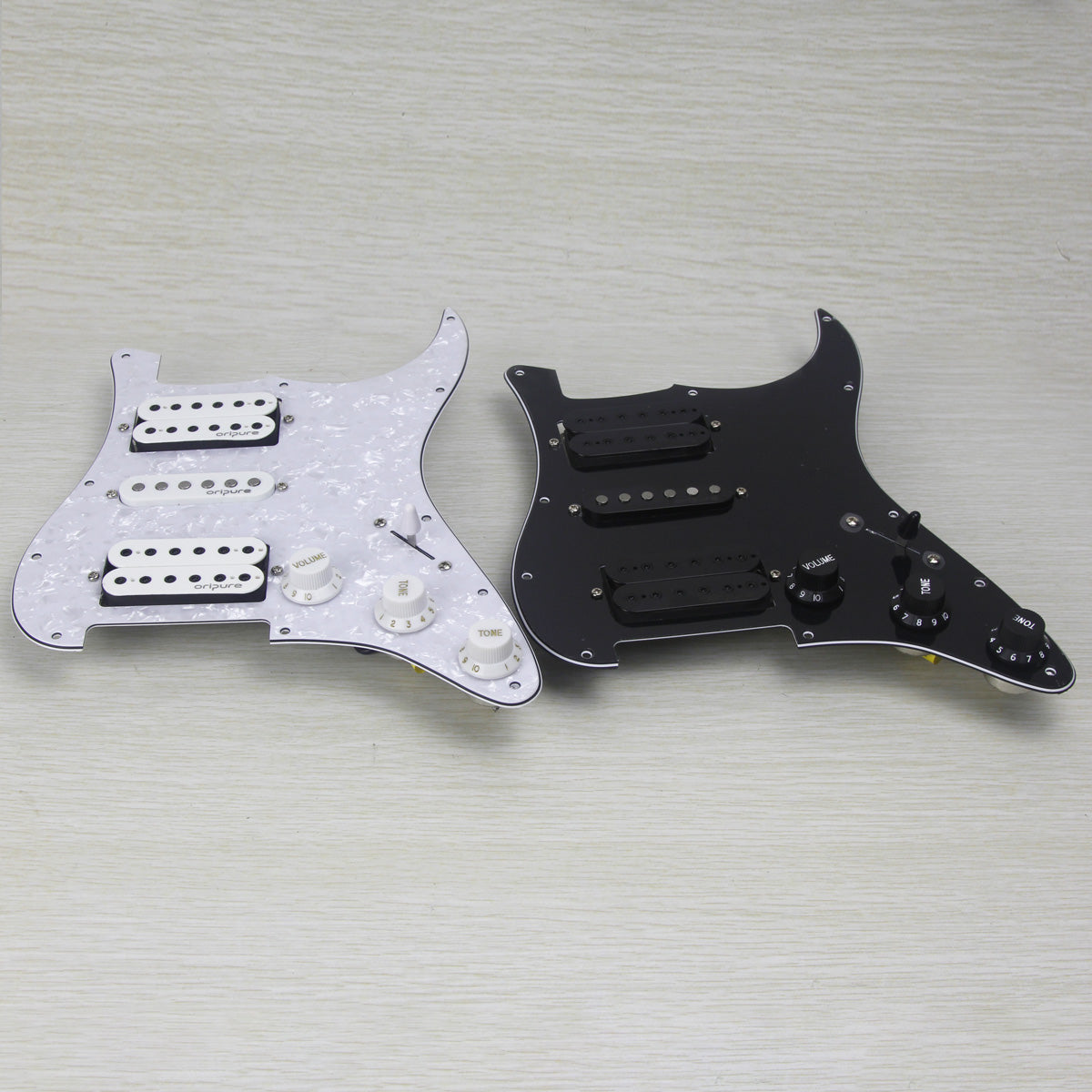 OriPure HSH Prewired Pickguard Loaded Alnico 5 Pickup Set fit HSH Strat Guitar