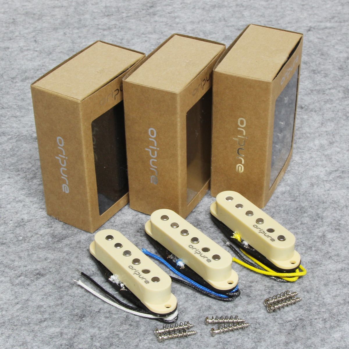 OriPure TSF558 Alnico V Staggered Pole Vintage Single Coil Pickups