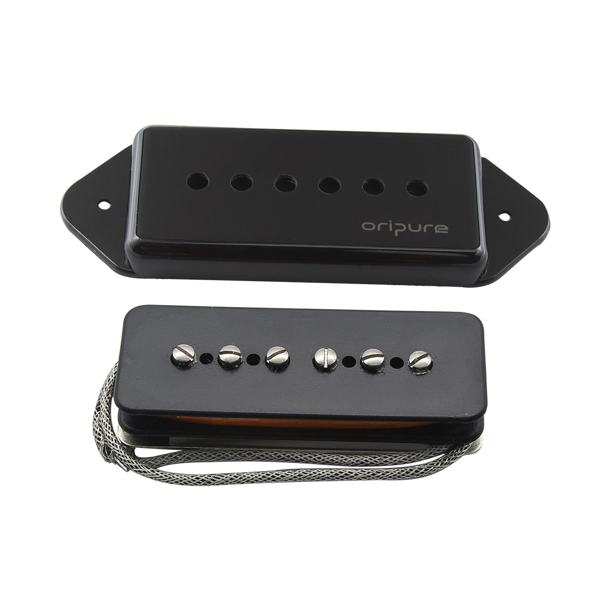 OriPure JDPY501 Alnico 5 Vintage P90 Dog Ear Bridge Pickup 9.5K , Cream or Black