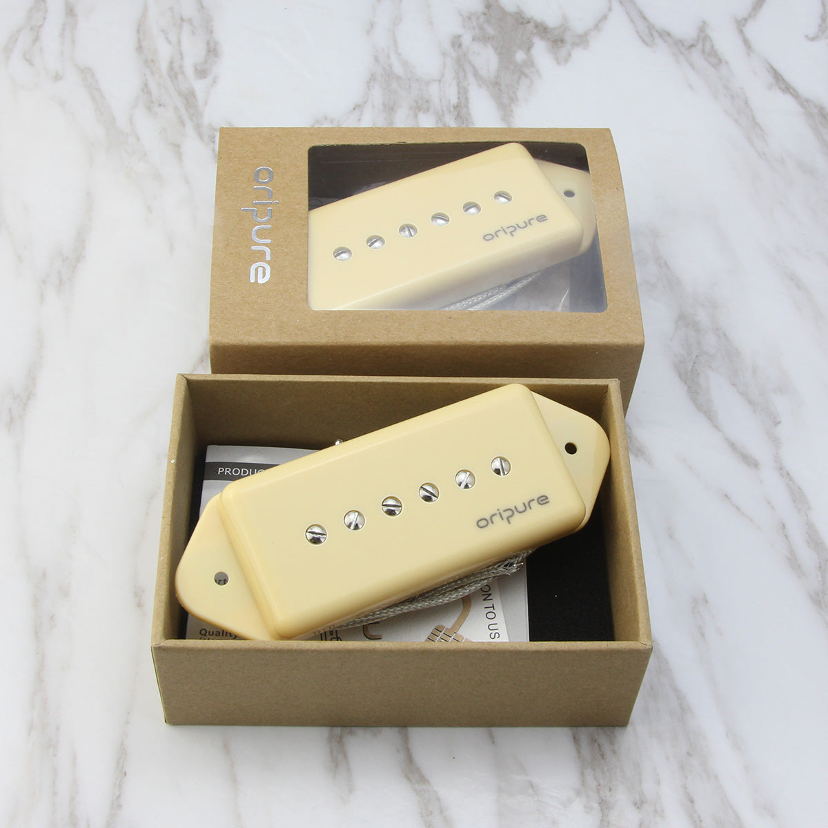 OriPure JDPY201 Alnico II P-90 “Dog ear” Single Coil Pickup, Cream or Black