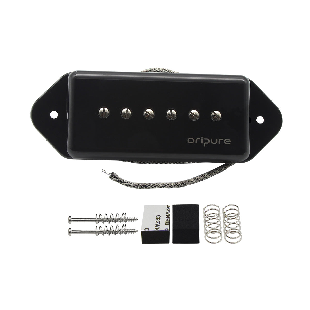 OriPure JDPY201 Alnico II P-90 “Dog ear” Single Coil Pickup, Cream or Black