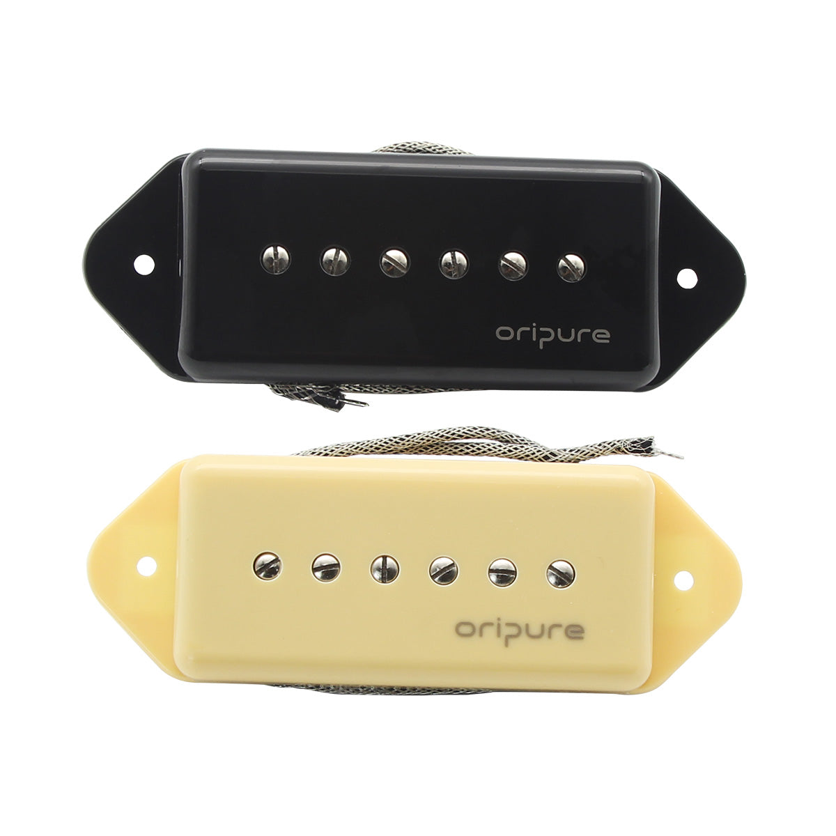OriPure JDPY201 Alnico II P-90 “Dog ear” Single Coil Pickup, Cream or Black