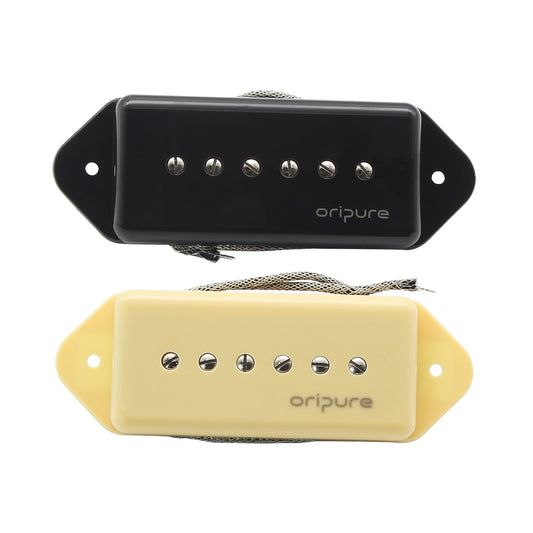 OriPure JDPY201 Alnico II P-90 “Dog ear” Single Coil Pickup, Cream or Black