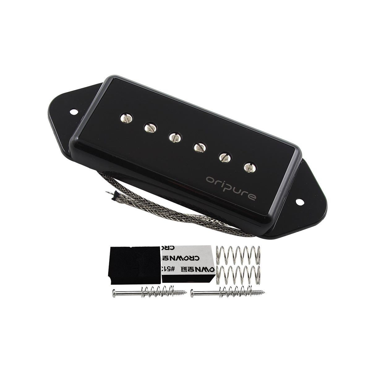 OriPure JDPY201 Alnico II P-90 “Dog ear” Single Coil Pickup, Cream or Black
