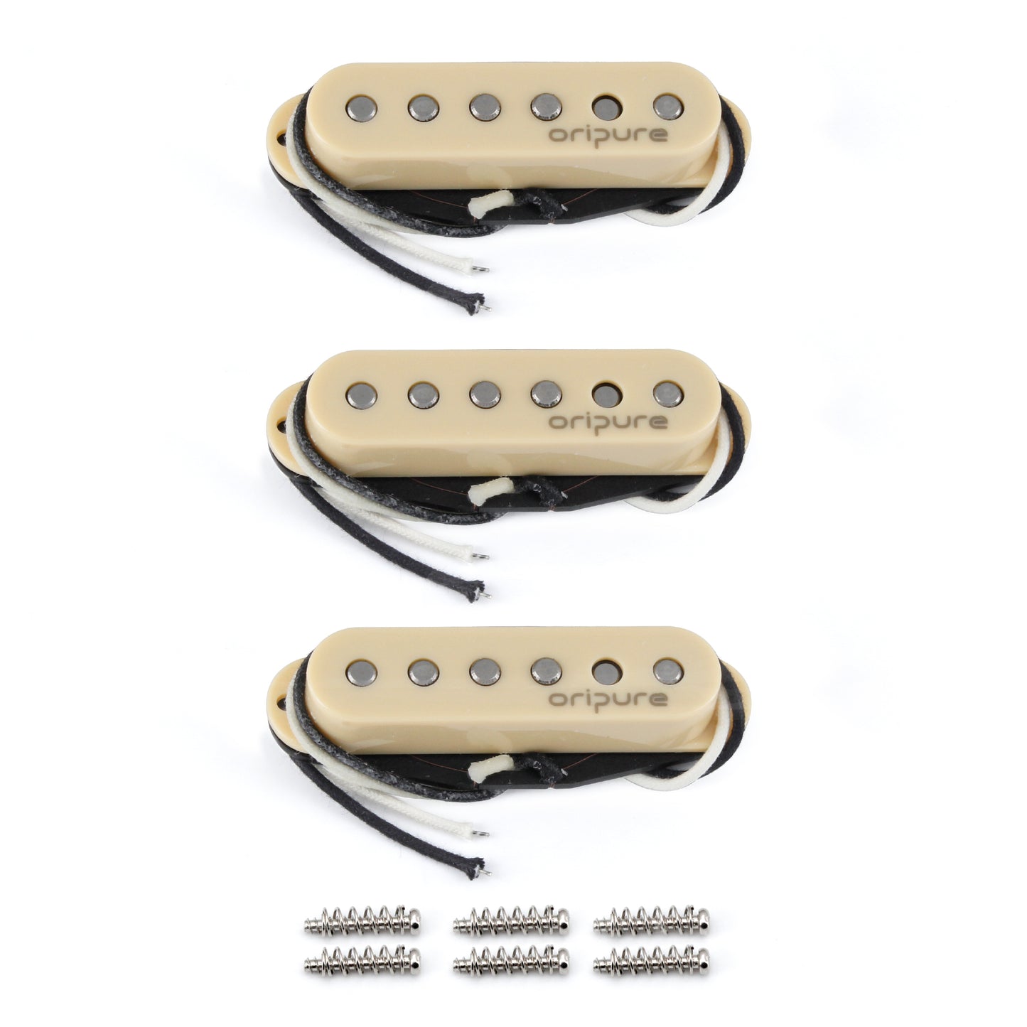 OriPure TSF558 Alnico V Staggered Pole Vintage Single Coil Pickups