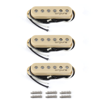 OriPure TSF558 Alnico V Staggered Pole Vintage Single Coil Pickups