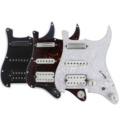 OriPure Prewired HSS Guitar Pickguard Alnico 5 Pickup Set fit FD Strat Guitar