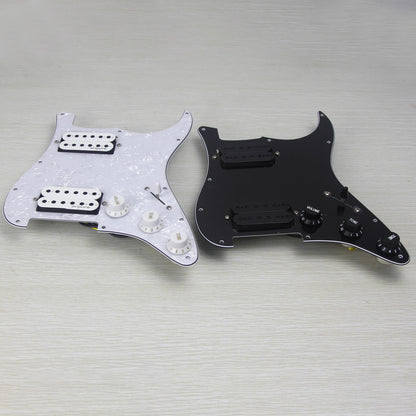 OriPure Prewired HH Pickguard Alnico 5 Humbucker Pickup Set fit FD Strat Guitar