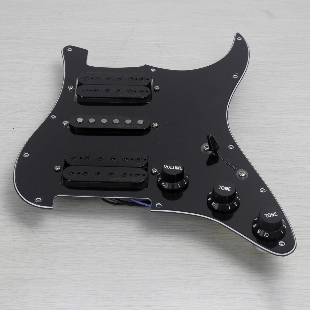 OriPure HSH Prewired Pickguard Loaded Alnico 5 Pickup Set fit HSH Strat Guitar