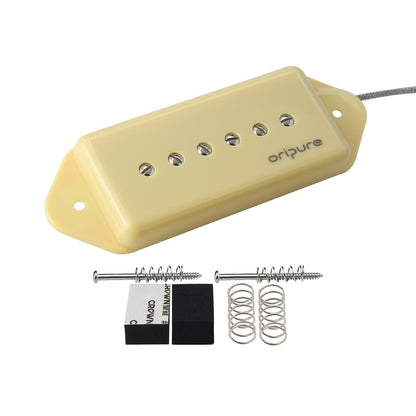 OriPure JDPY501 Alnico V P-90 “Dog ear” Pickups, Cream or Black