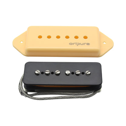 OriPure JDPY501 Alnico 5 Vintage P90 Dog Ear Bridge Pickup 9.5K , Cream or Black