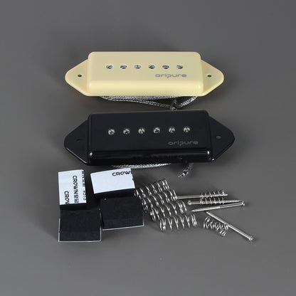 OriPure JDPY501 Alnico 5 Vintage P90 Dog Ear Bridge Pickup 9.5K , Cream or Black