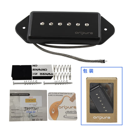OriPure JDPY501 Alnico 5 Vintage P90 Dog Ear Bridge Pickup 9.5K , Cream or Black