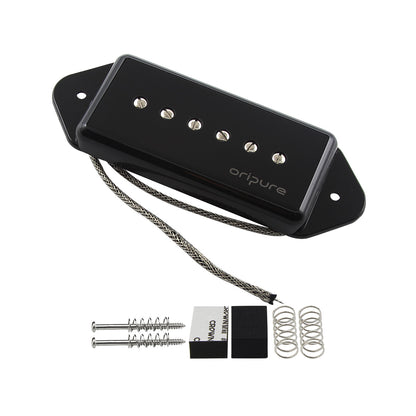 OriPure JDPY501 Alnico 5 Vintage P90 Dog Ear Bridge Pickup 9.5K , Cream or Black