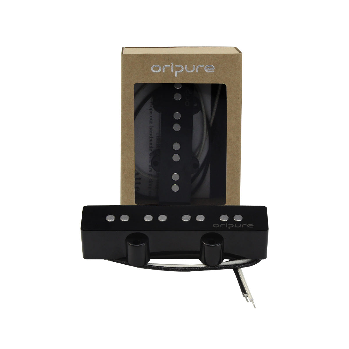 OriPure BP5/BJ5 Alnico V P style 4 string Bass Pickup set, Black